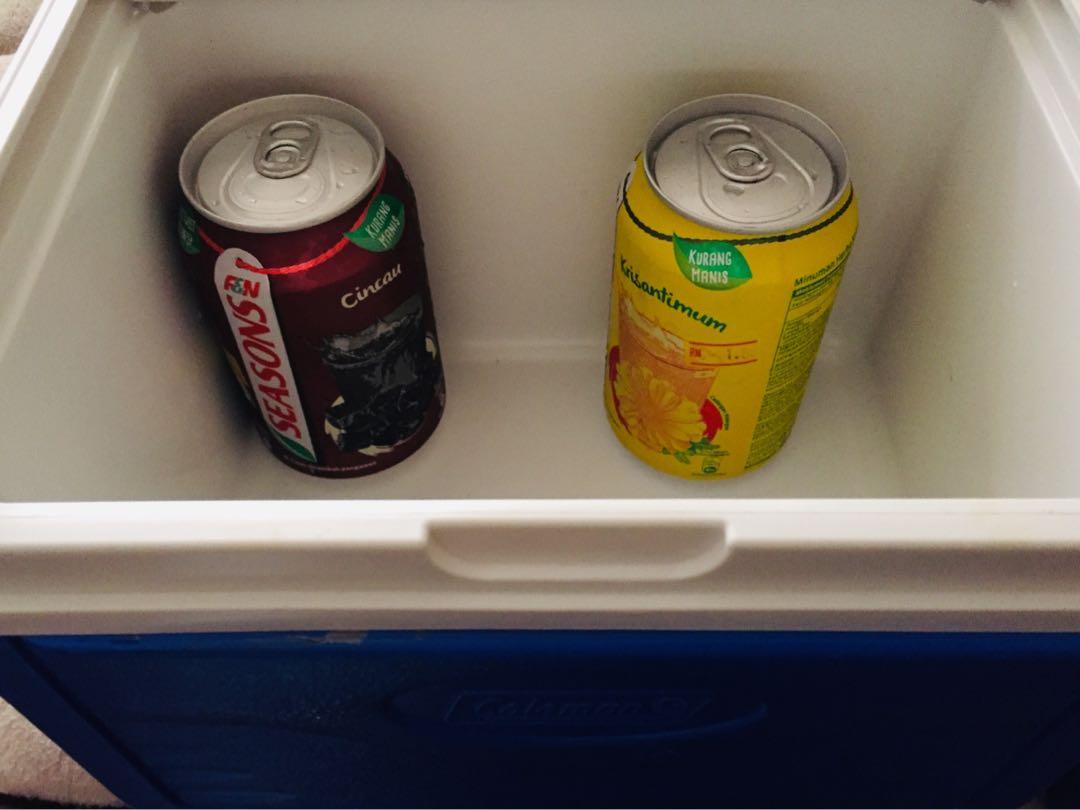 Coleman Mini Cooler Box + 2 Ice pack COMBO, Sports Equipment, Sports