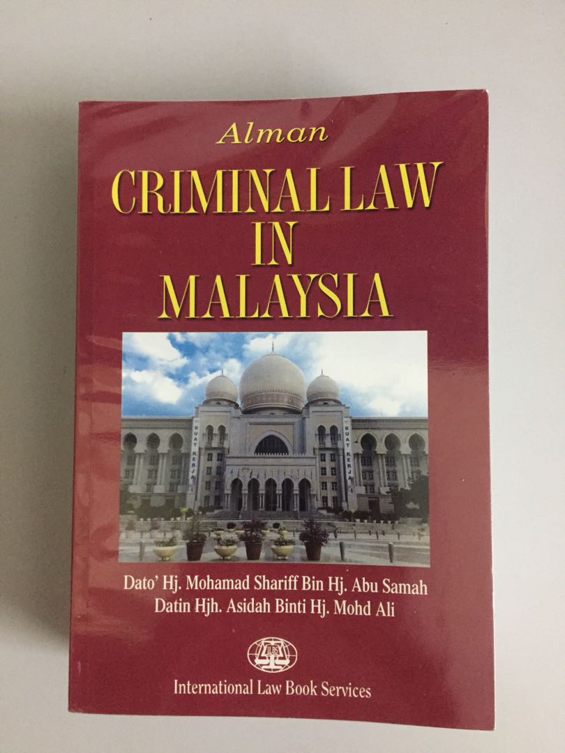 Criminal Law In Malaysia Textbooks On Carousell