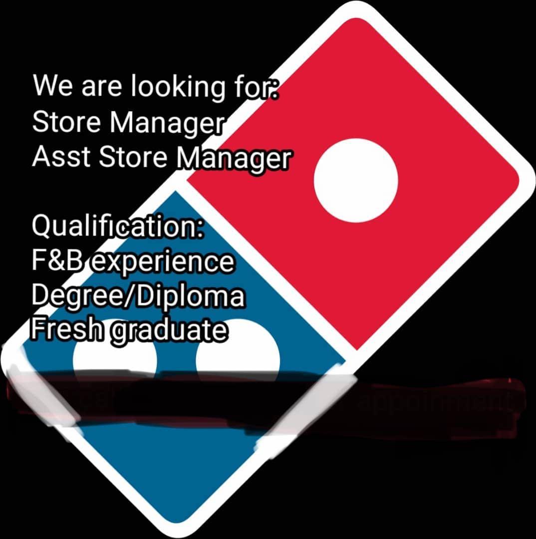 domino pizza, Jobs, Fulltime, Hospitality, F&B on Carousell