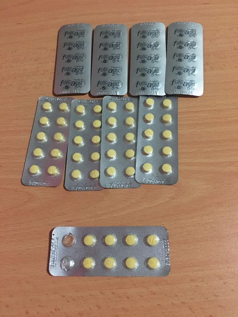 Folic Acid 5mg Tabs From Gynae Babies Kids Maternity Care On Carousell