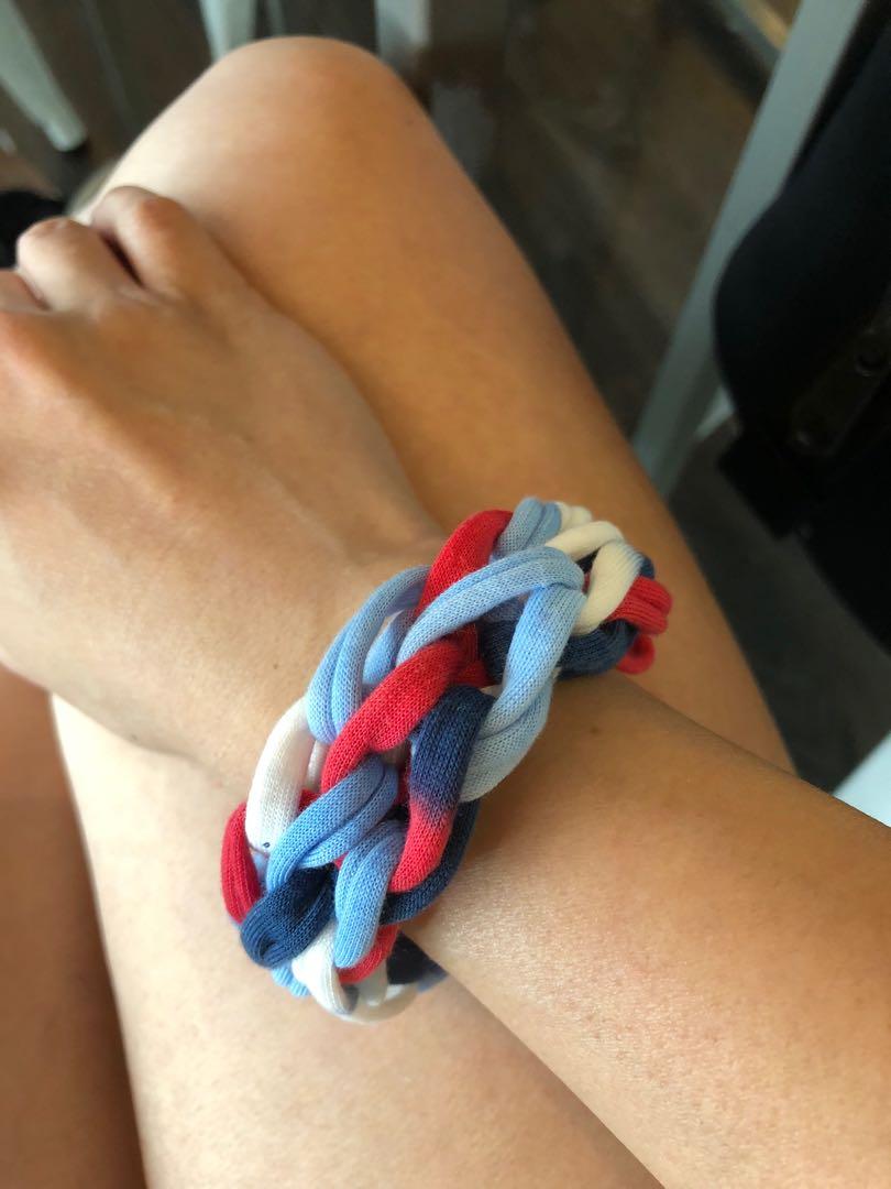 Handmade on sale yarn bracelets