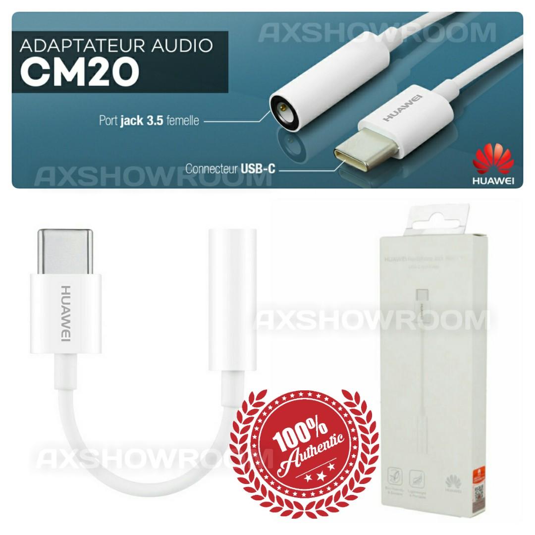 Huawei Original Cm20 Type C To 3 5mm Audio Adapter Cable Mobile Phones Tablets Mobile Tablet Accessories Mobile Accessories On Carousell