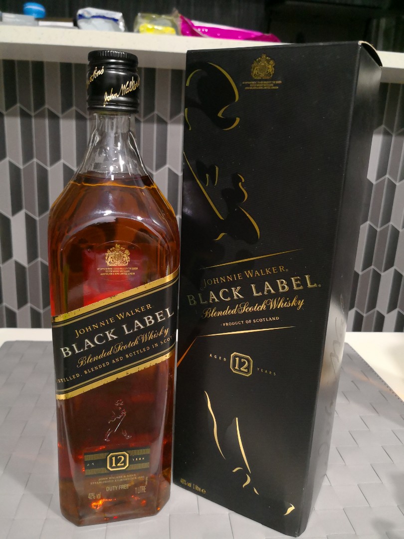 Johnnie Walker Black Label, Food & Drinks, Alcoholic ...