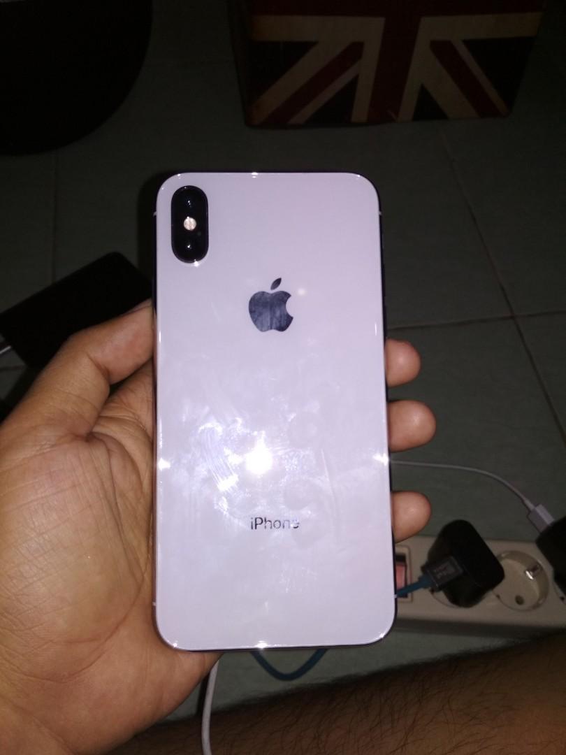 Jual Iphone X 64gb Silver Lock Icloud Telepon Seluler Tablet Iphone Others Di Carousell