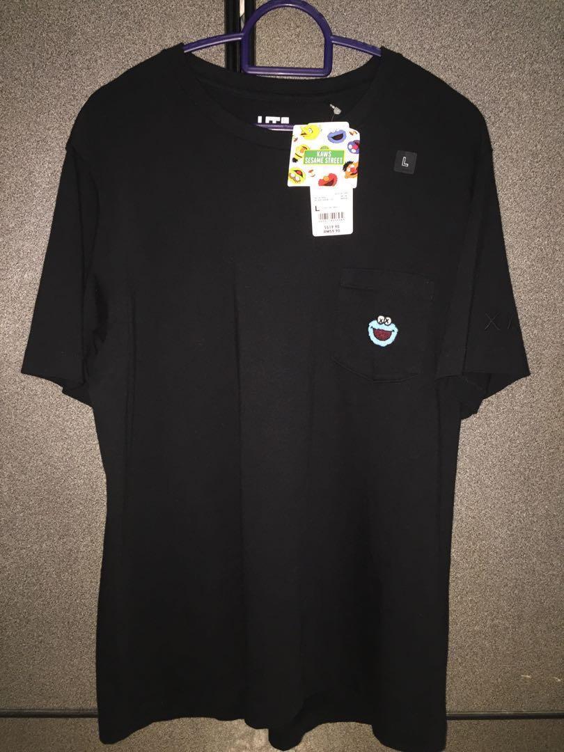 kaws cookie monster shirt