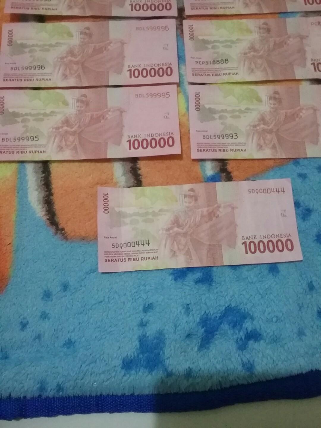 Khusus Kolektor Uang Nomer Seri Cantik Antik Uang Lama Di Carousell