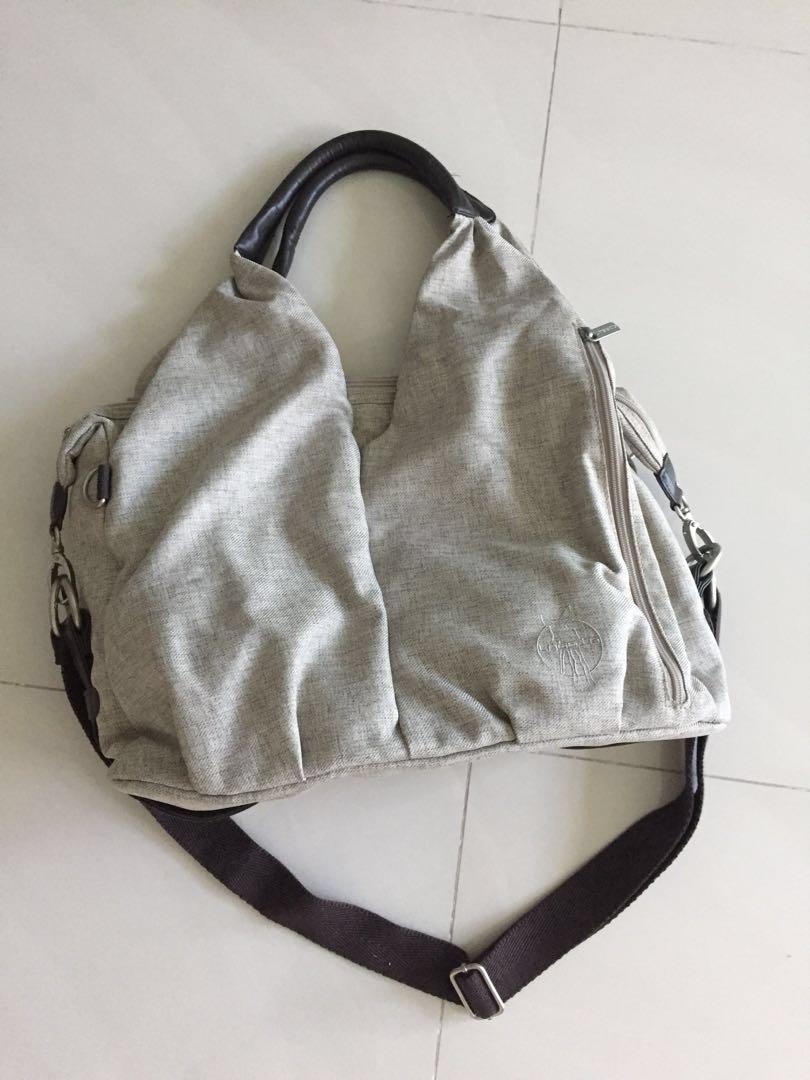 lassig green label neckline diaper bag