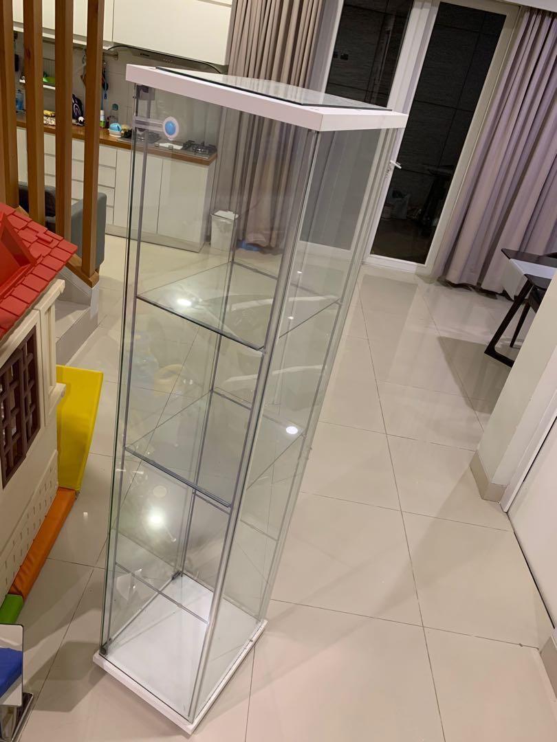 Lemari Kaca Ikea Perabotan Rumah Di Carousell