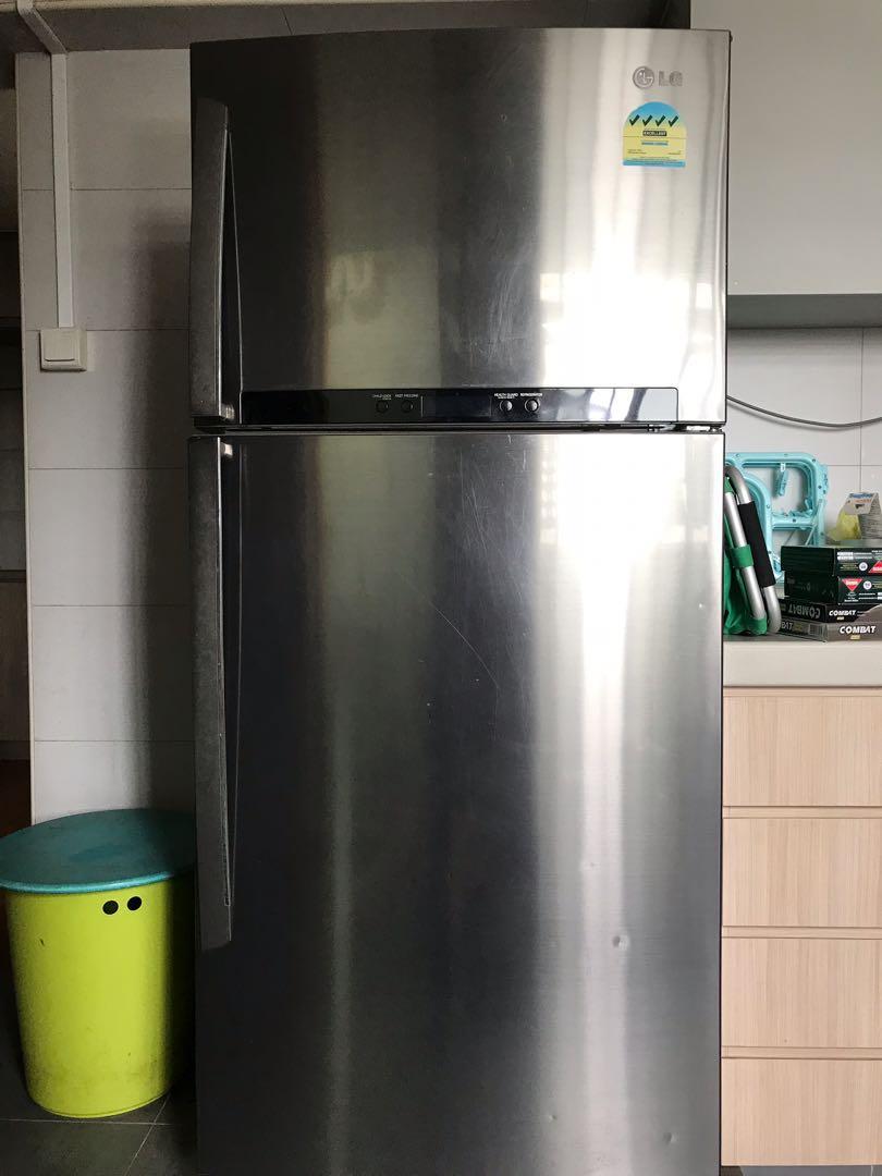LG Refrigerator Top Freezer (GR-M602GSH), TV & Home Appliances, Kitchen ...