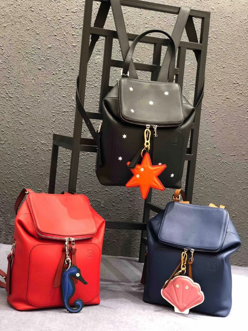 Loewe goya small backpack, Luxury, Bags & Wallets on Carousell