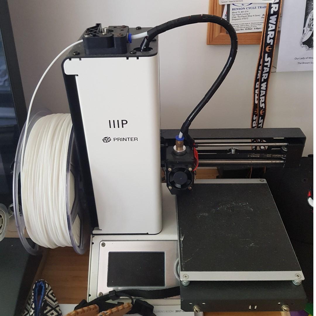 Monoprice Mp Select Mini 3d Printer V2 White Electronics Others