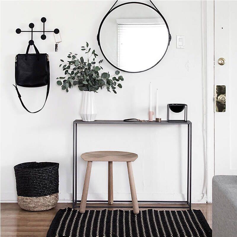 narrow console table for hallway