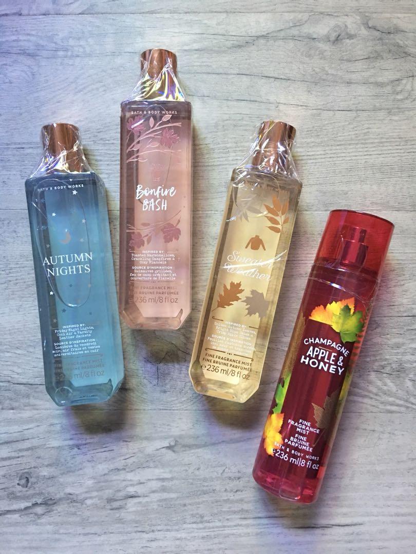 New Arrivals Bath Body Works Fine Fragrance Mist Beauty Personal Care Fragrance Deodorants On Carousell