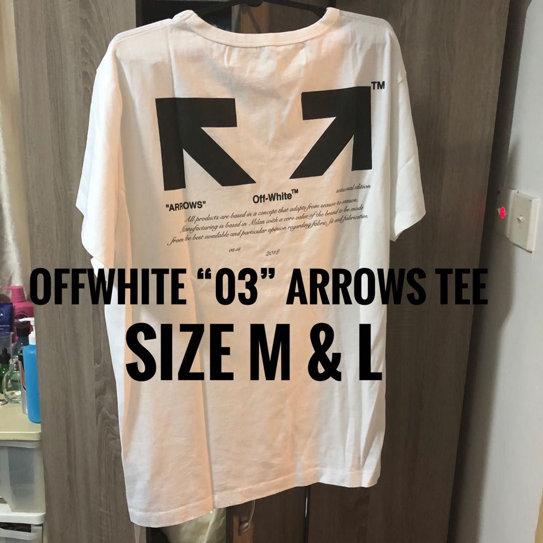 off-white forall アロー 03 tee