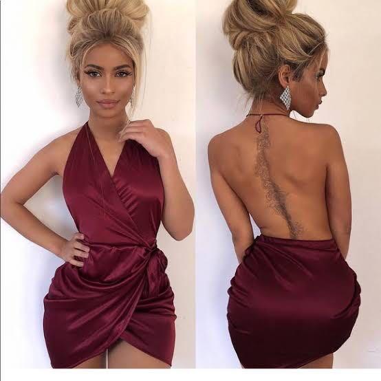 Oh polly satin wrap dress top