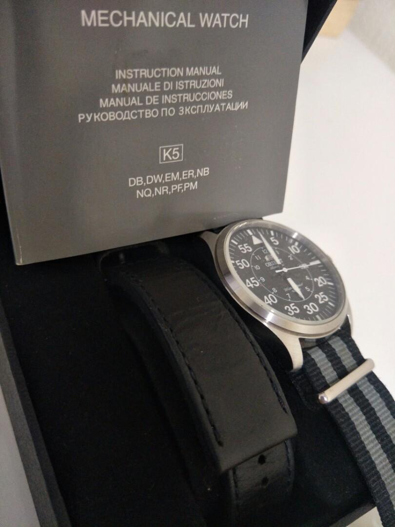 orient aviator flight watch