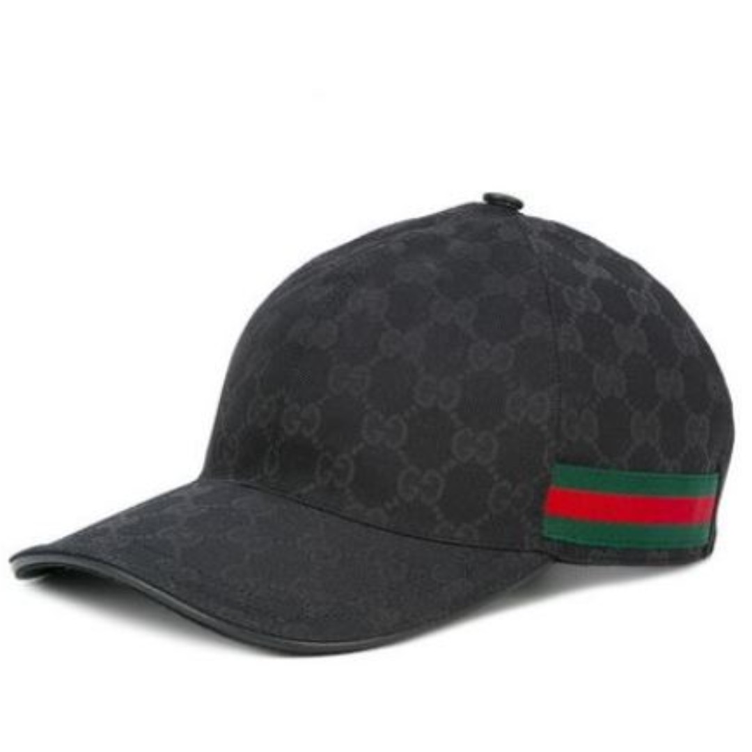 gucci gg web stripe baseball cap