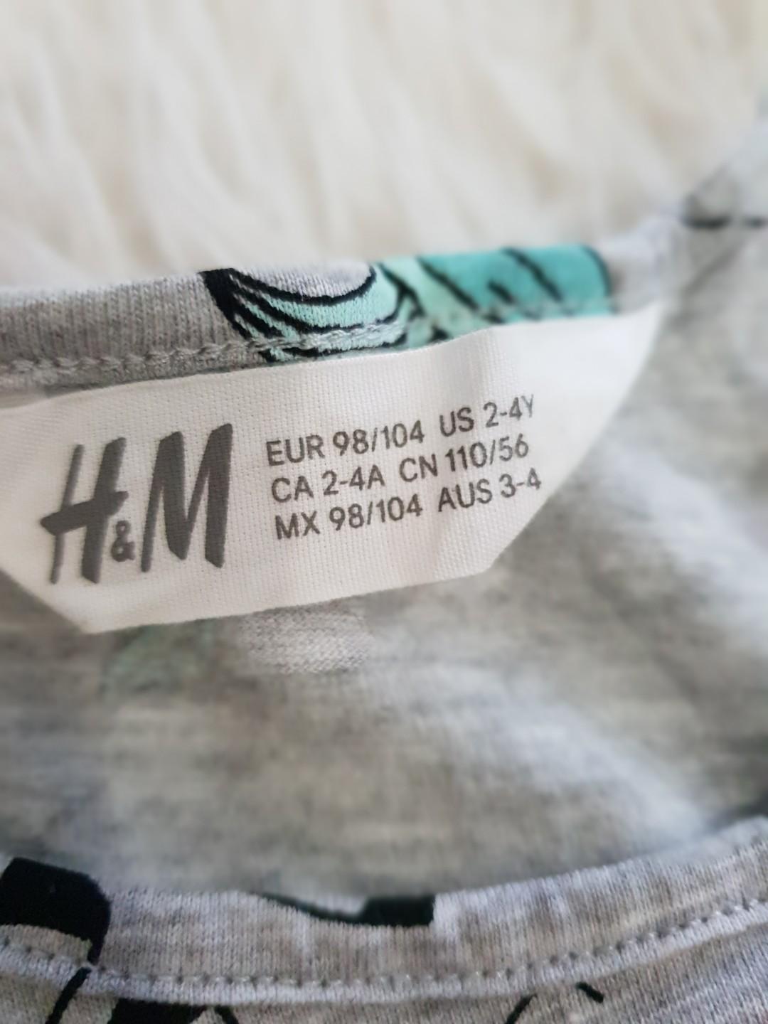 Like New Baju H M Unicorn Baju Anak Babies Kids Girls Apparel 4 To 7 Years On Carousell