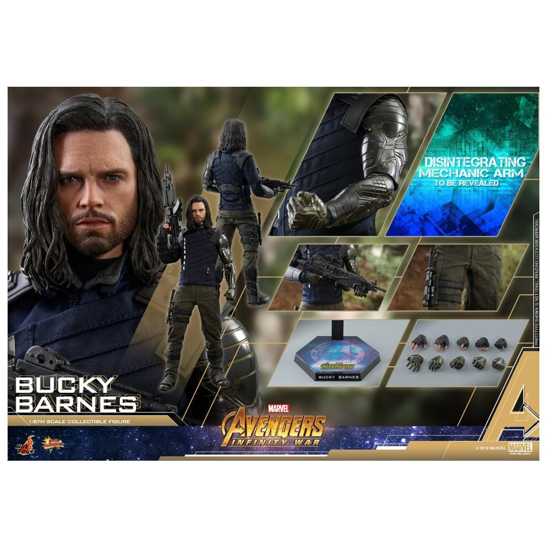 Pre Order Hot Toys Mms509 Avengers Infinity War Bucky Barnes