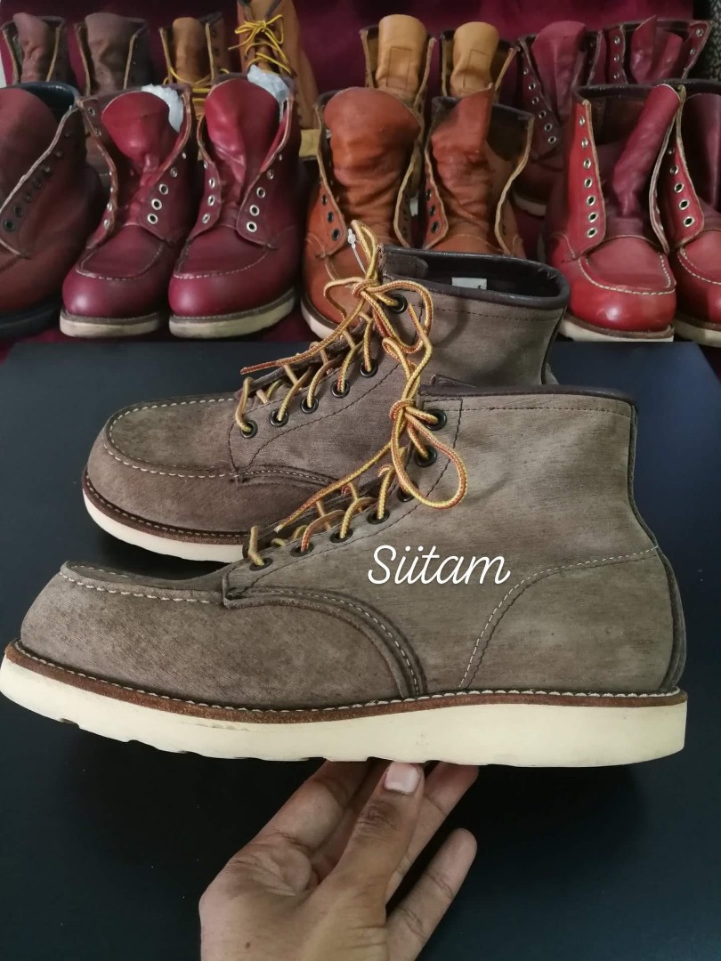 Red Wing 2877 Nubuck Men s Fashion Footwear Boots on Carousell