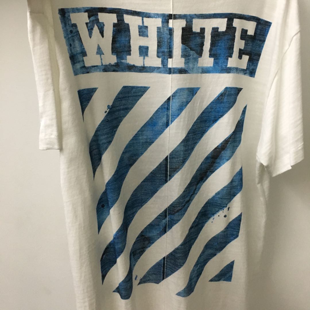 off white wave tee