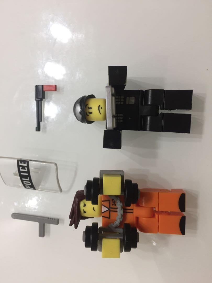 Roblox Figurines Prison Life Toys Games Bricks Figurines On Carousell - roblox elvis toy
