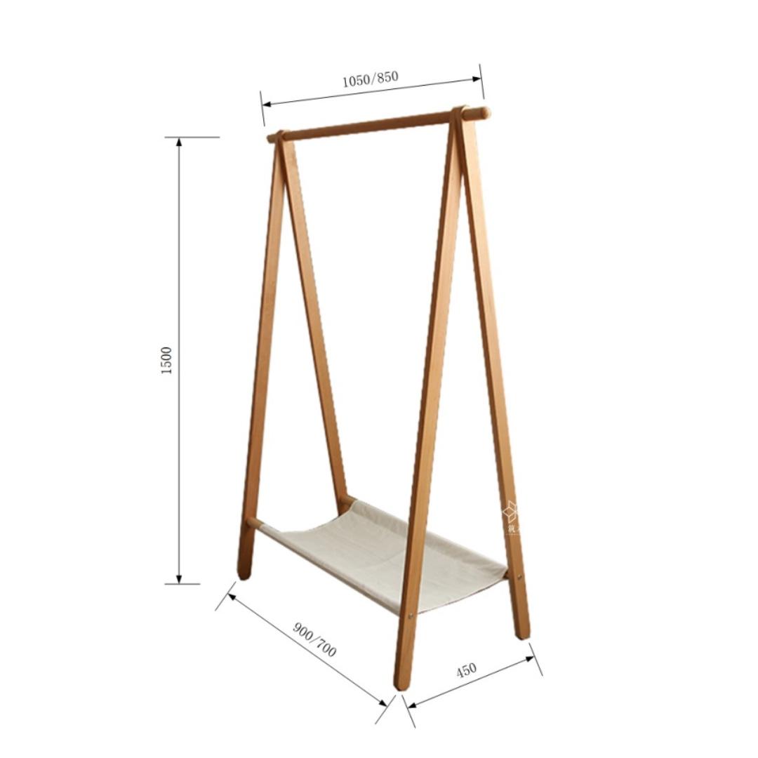 Solid Oak Crossbar / Coat Rack / Display Hanger, Furniture & Home ...