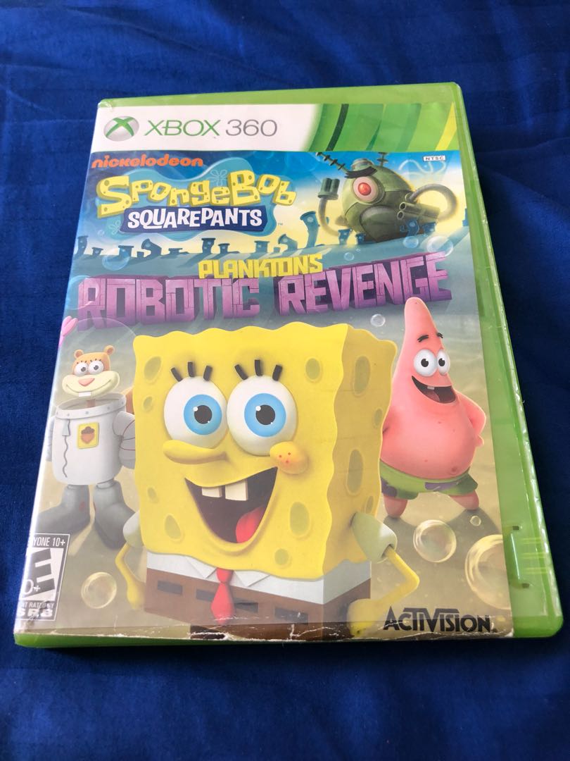 spongebob xbox 360 games