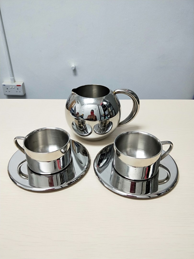 Stainless steel Coffee Set, Furniture & Home Living, Kitchenware