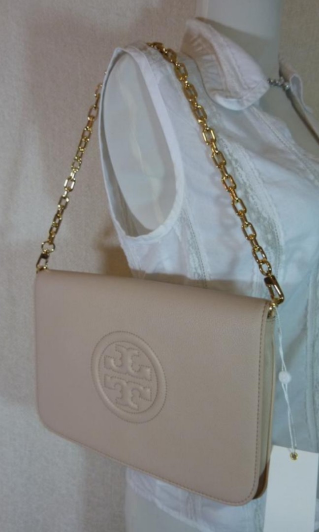 tory burch clutch light oak