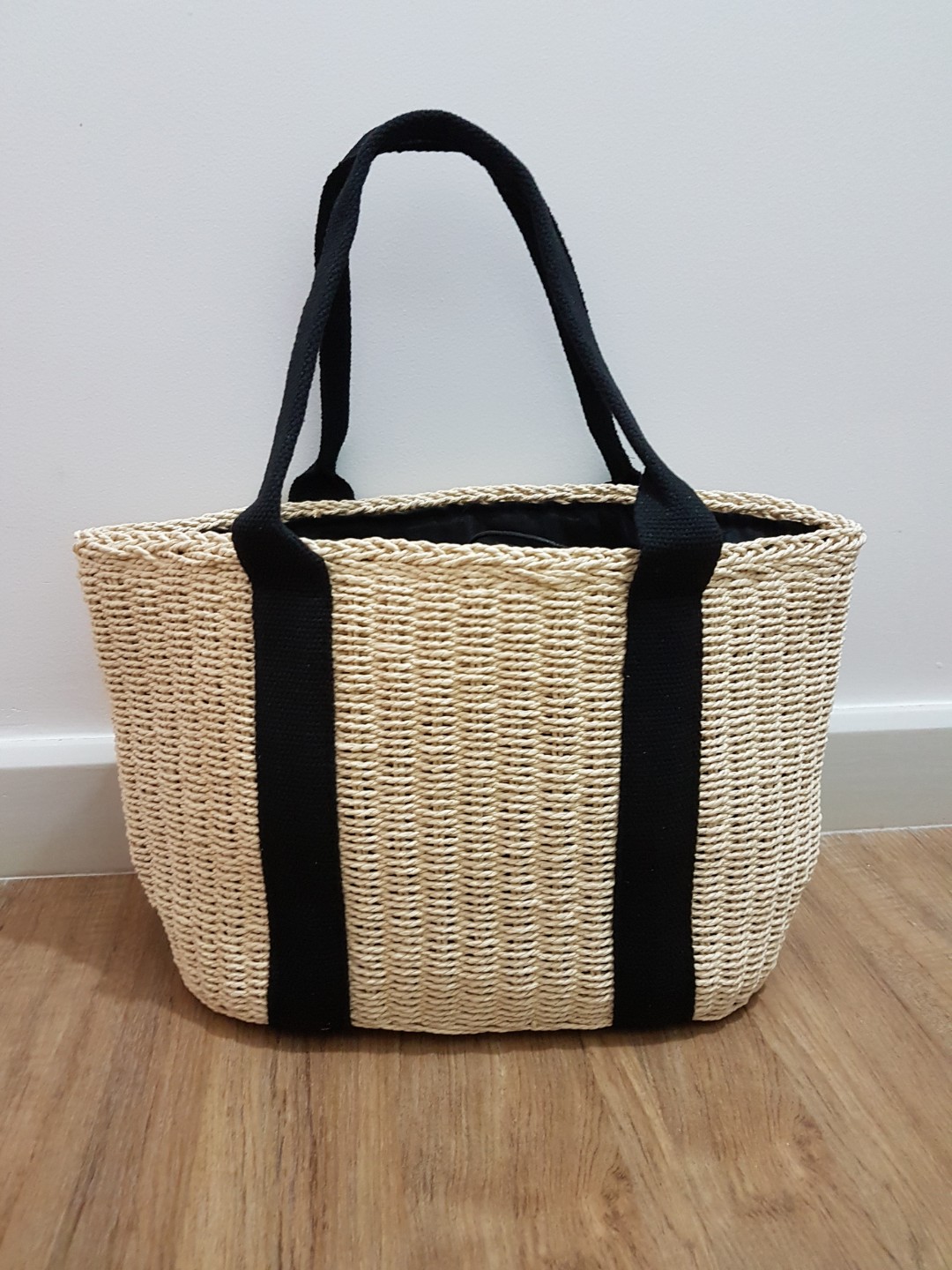 Tote Bag - Straw, Women's Fashion, Bags & Wallets, Tote Bags on Carousell
