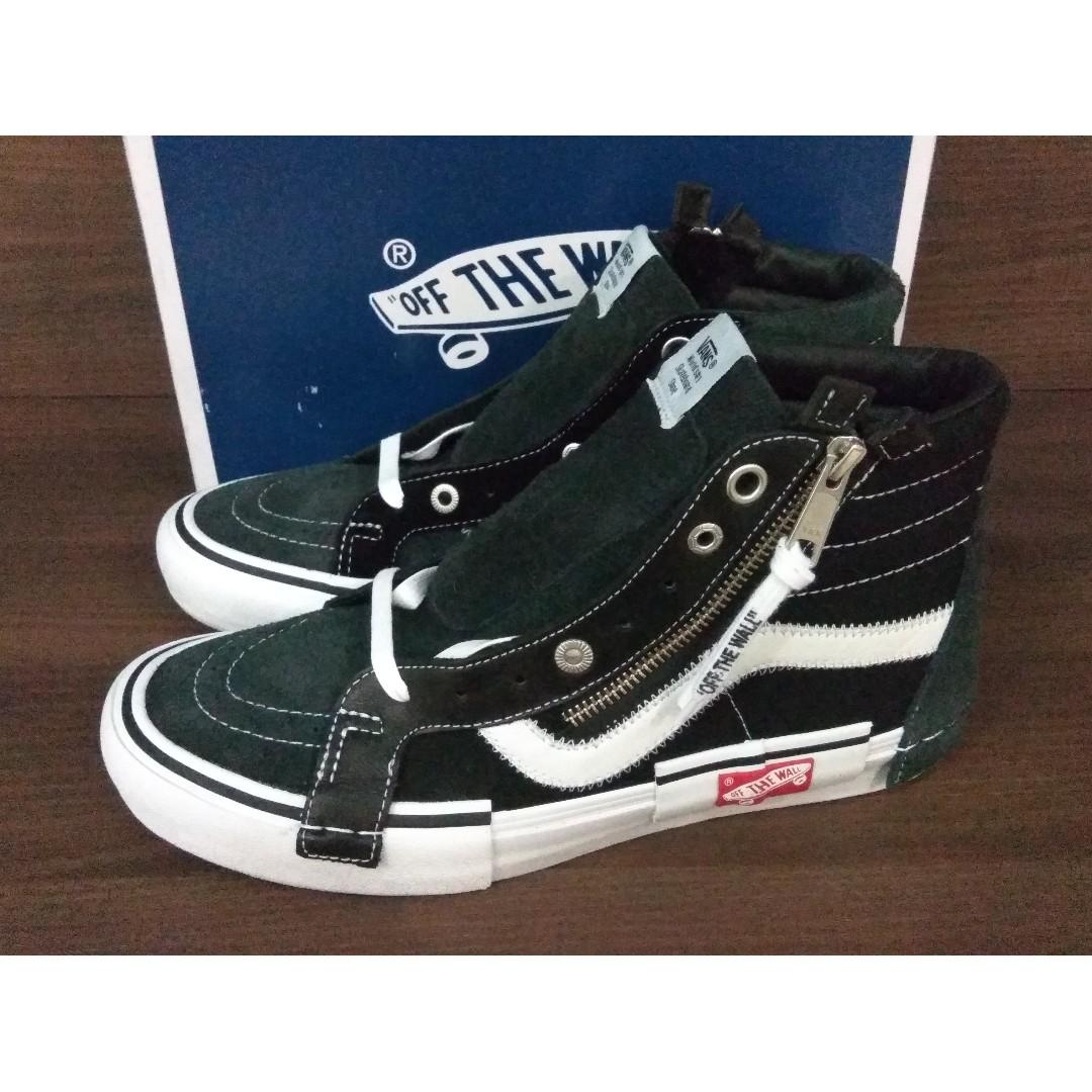 Vans Vault Sk8 Hi Cap Lx Cut And Paste Black Men S Fashion Footwear Sneakers On Carousell