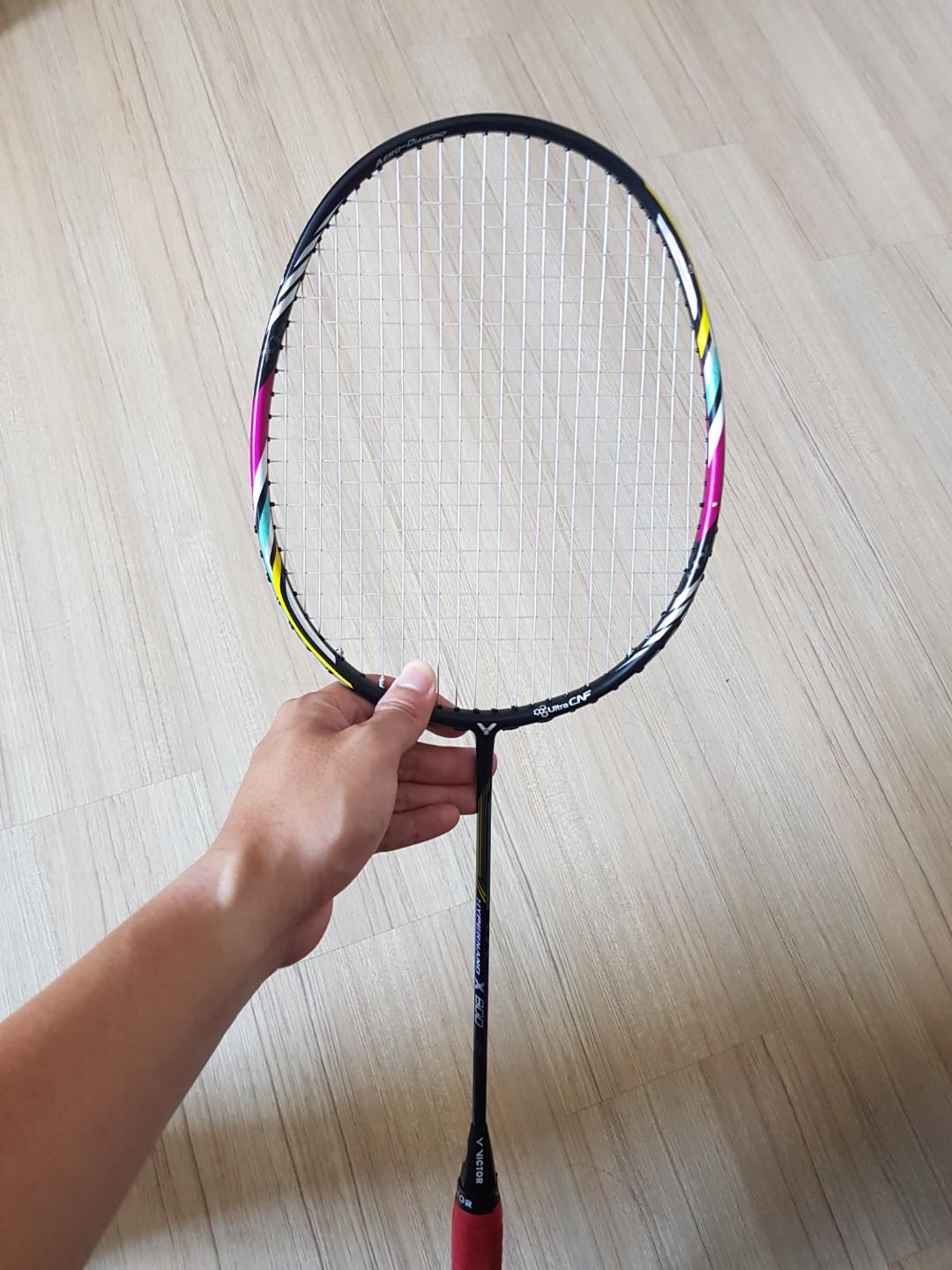 victor hypernano x 800 ltd power badminton racket