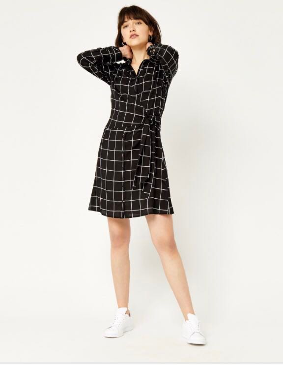 warehouse check dress