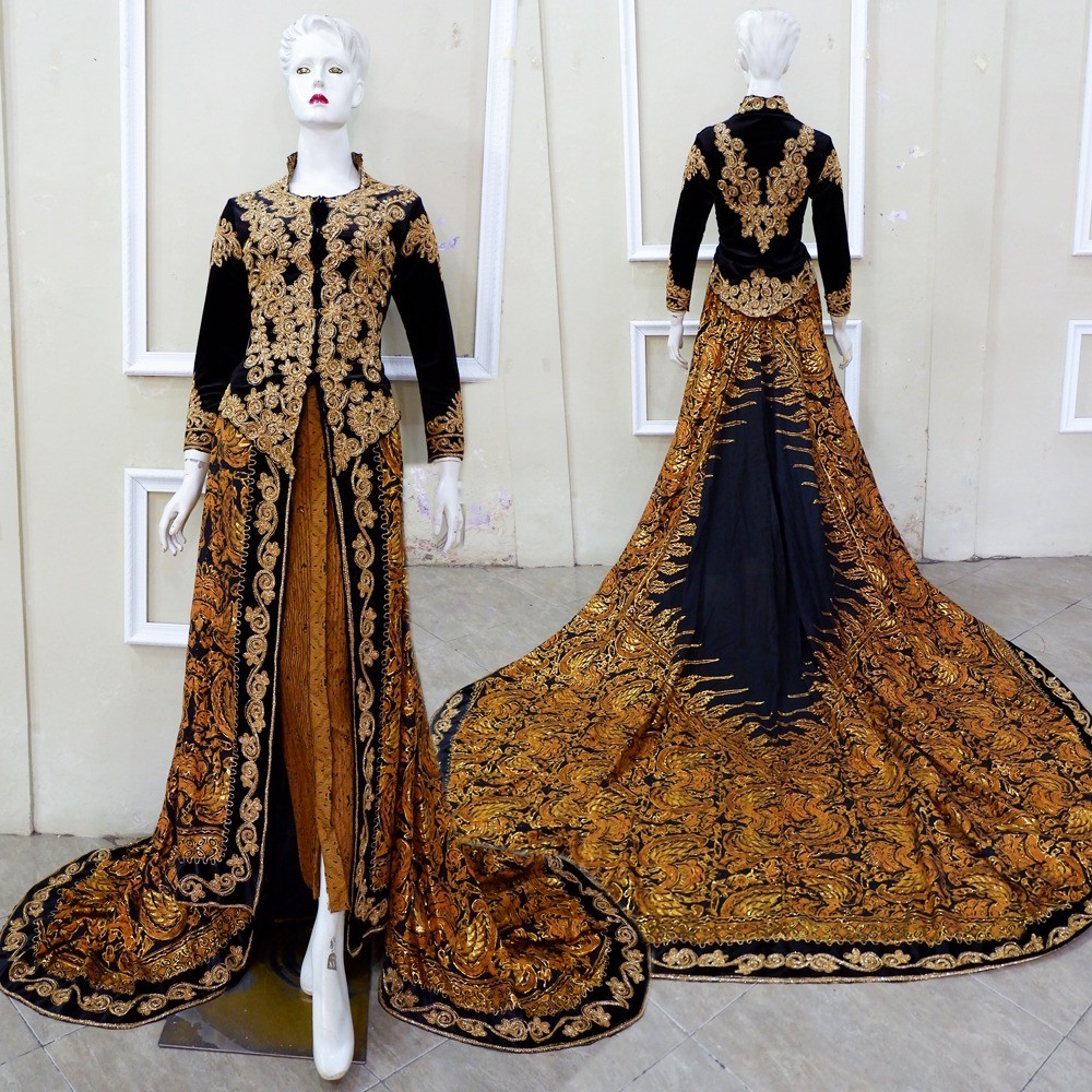 Batik store wedding dress