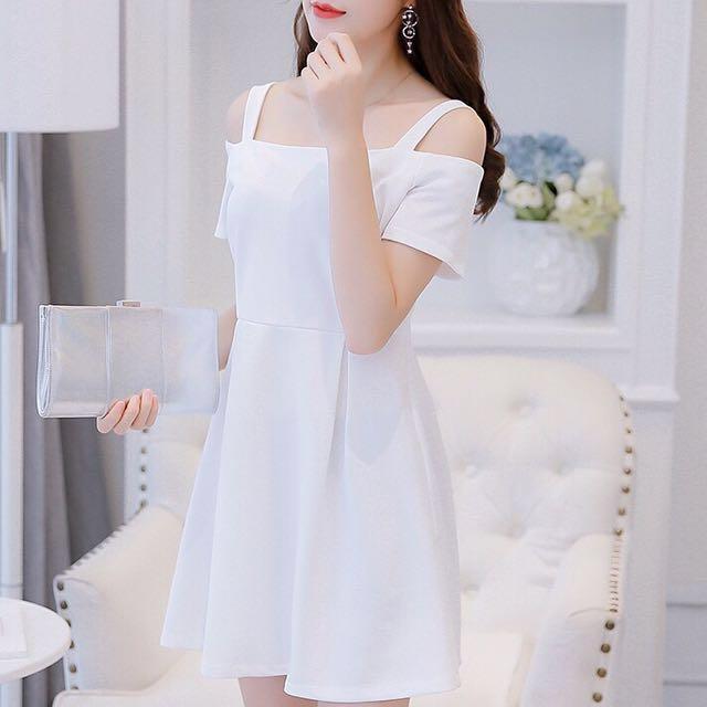 korean white outfit