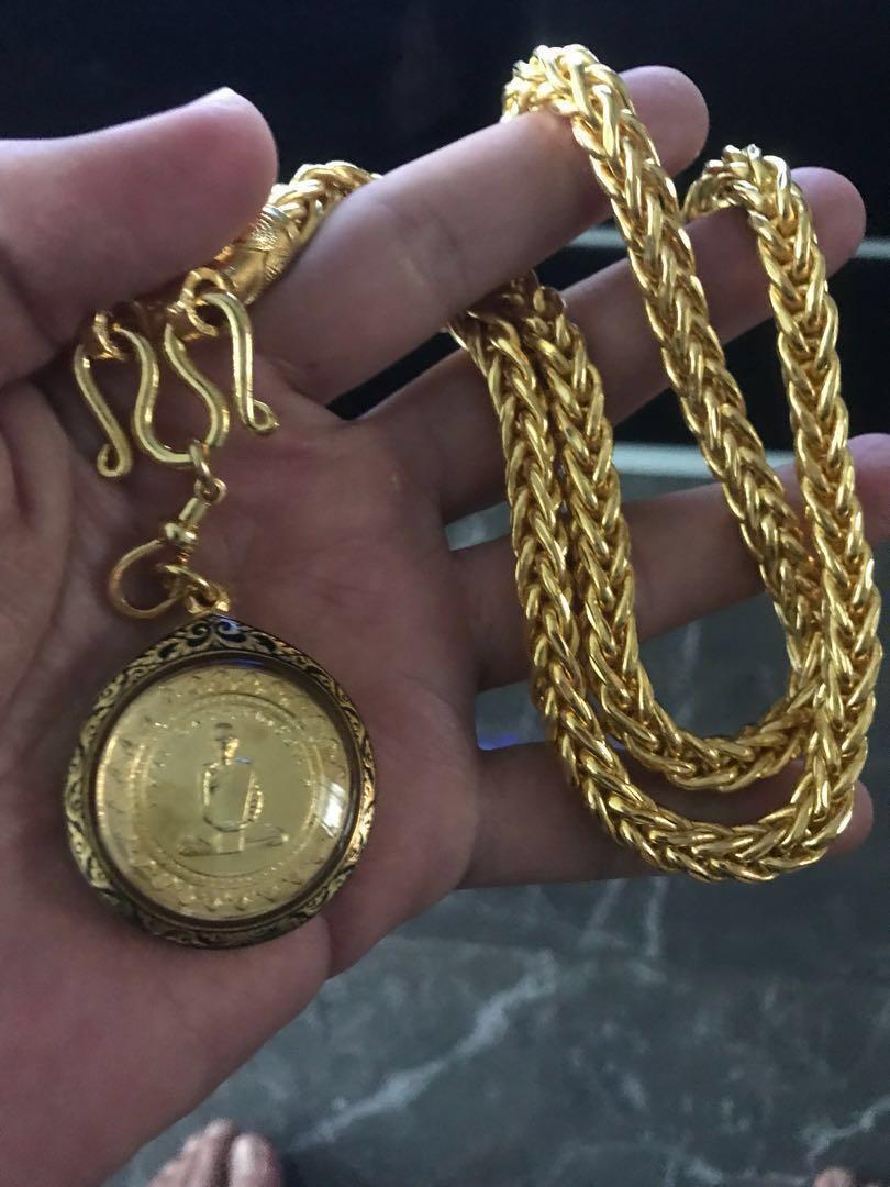 15 Baht 23k Thai Gold Chain 227 45 Grams Plus Plus Men S Fashion Watches Accessories Jewelry On Carousell