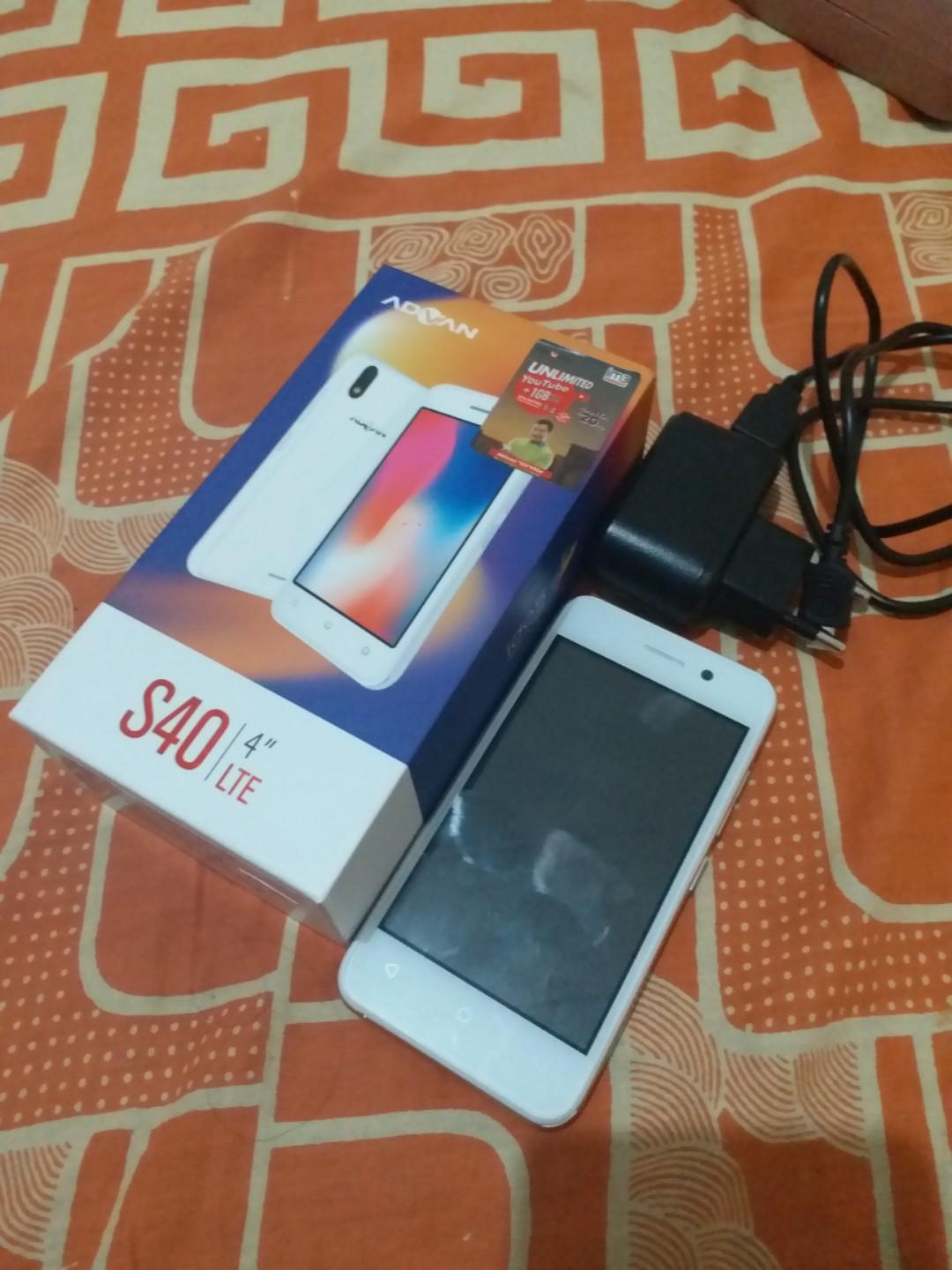 Advan S40 Lte Telepon Seluler Tablet Ponsel Android Lainnya Di Carousell