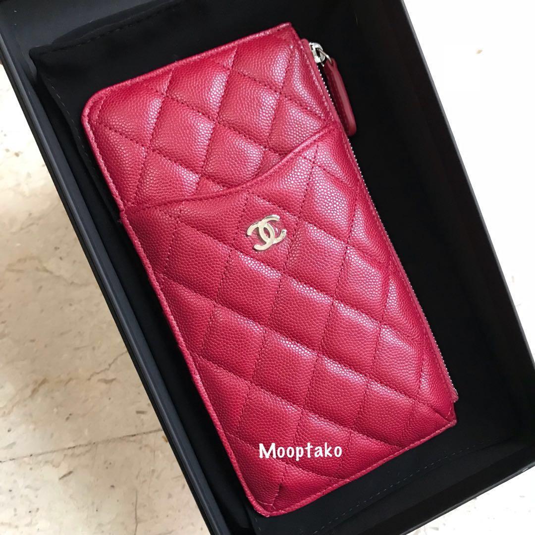 100+ affordable chanel card holder with zip For Sale, Bags & Wallets