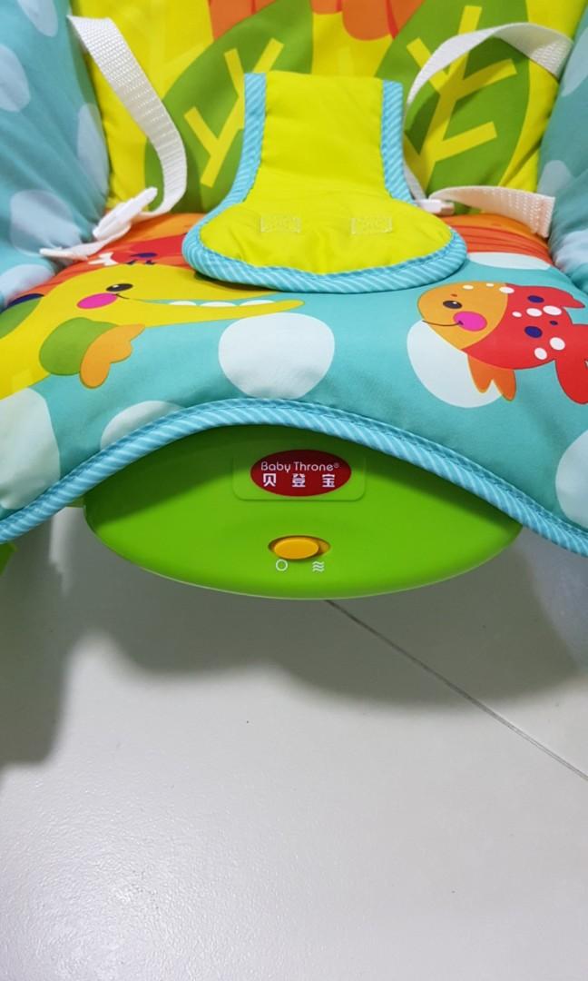 Baby throne rocker shop