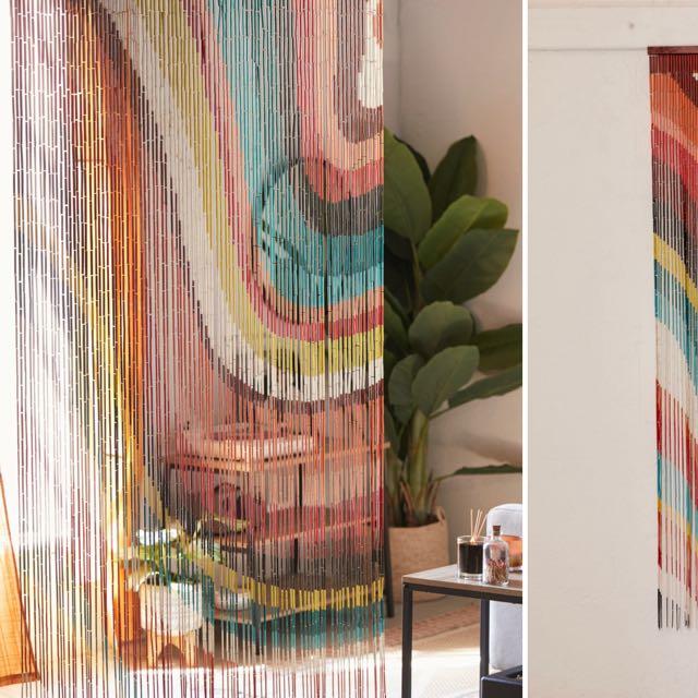 Bamboo Door Curtain Blinds Art Deco Vintage Home Furniture Home Decor Others On Carousell