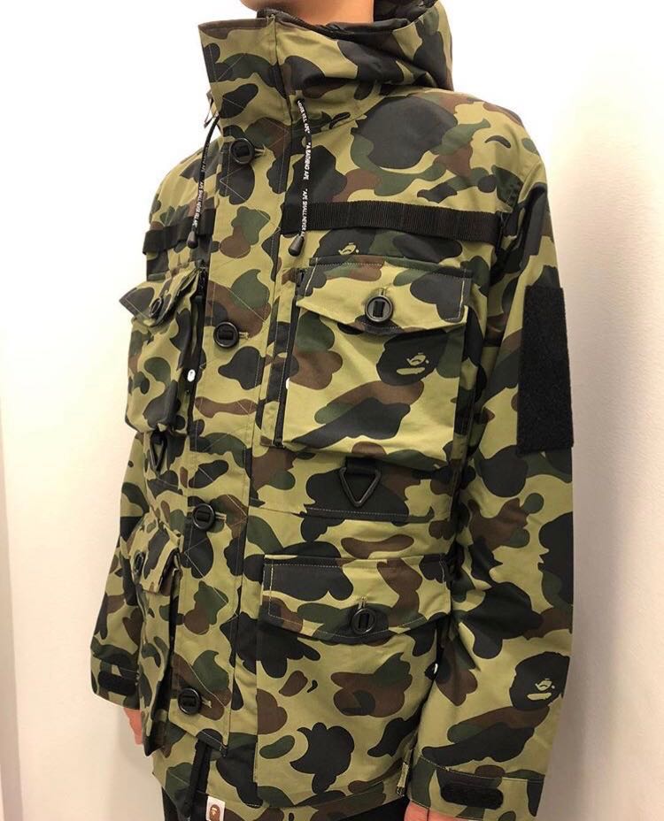 Bape military jacket clearance