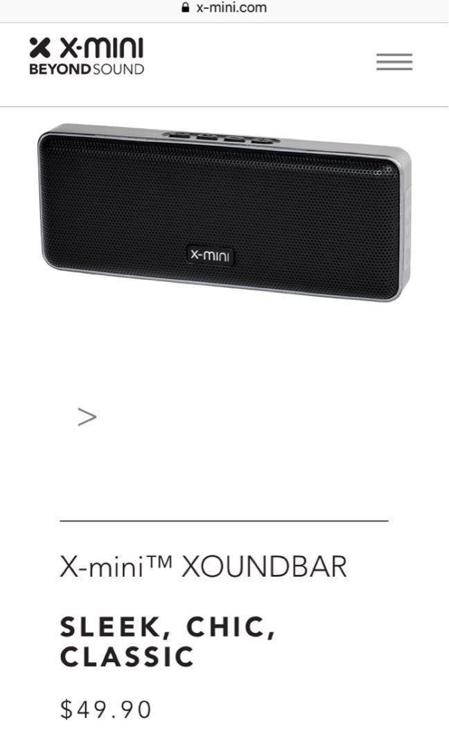 x mini soundbar