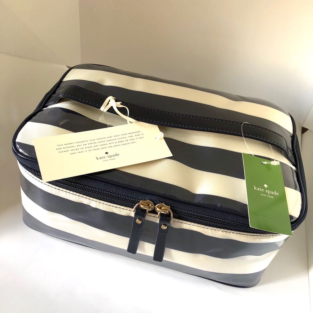 Bnew Kate Spade Toiletry/ Makeup Bag Large Colin, Women's Fashion, Bags &  Wallets, Purses & Pouches on Carousell