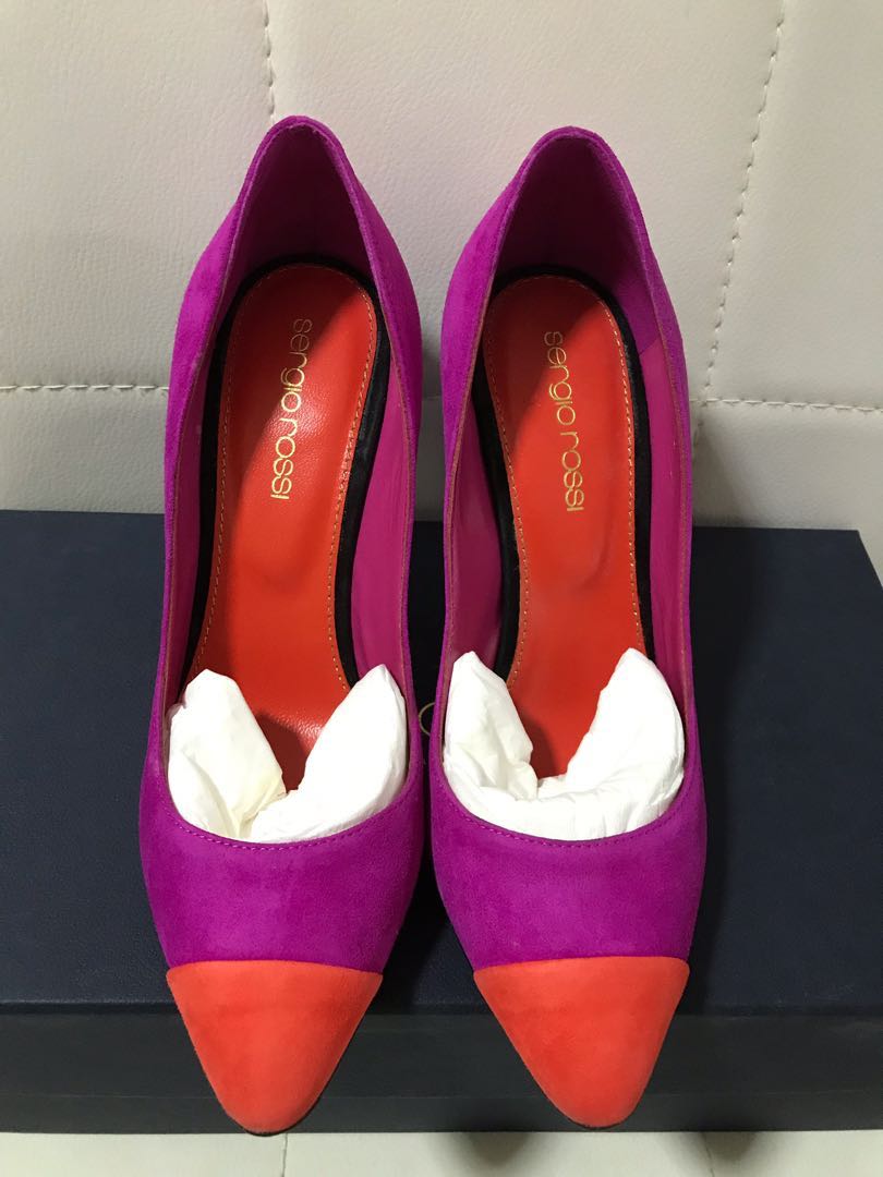 sergio rossi pink pumps