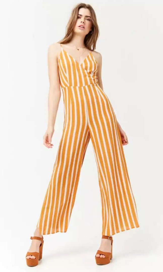 surplice jumpsuit