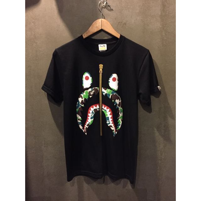 bape shark camo t shirt