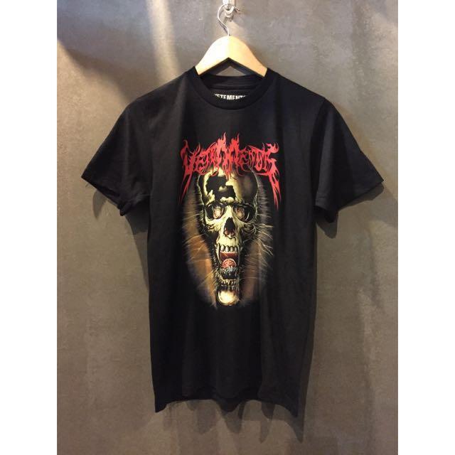 vetements skull tee