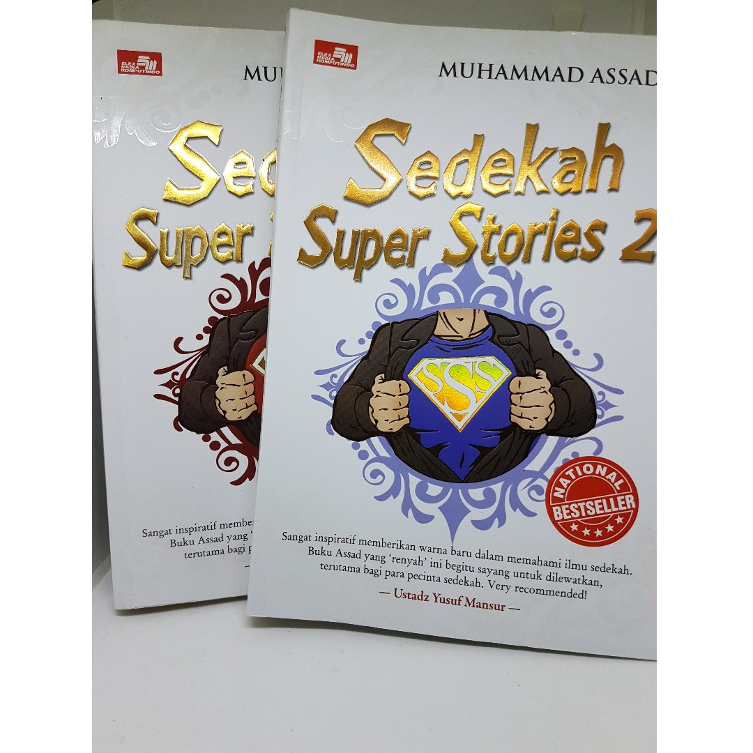 Buku Sedekah Super Stories 1 And 2 Bundle Buku And Alat Tulis Buku Di Carousell 0562