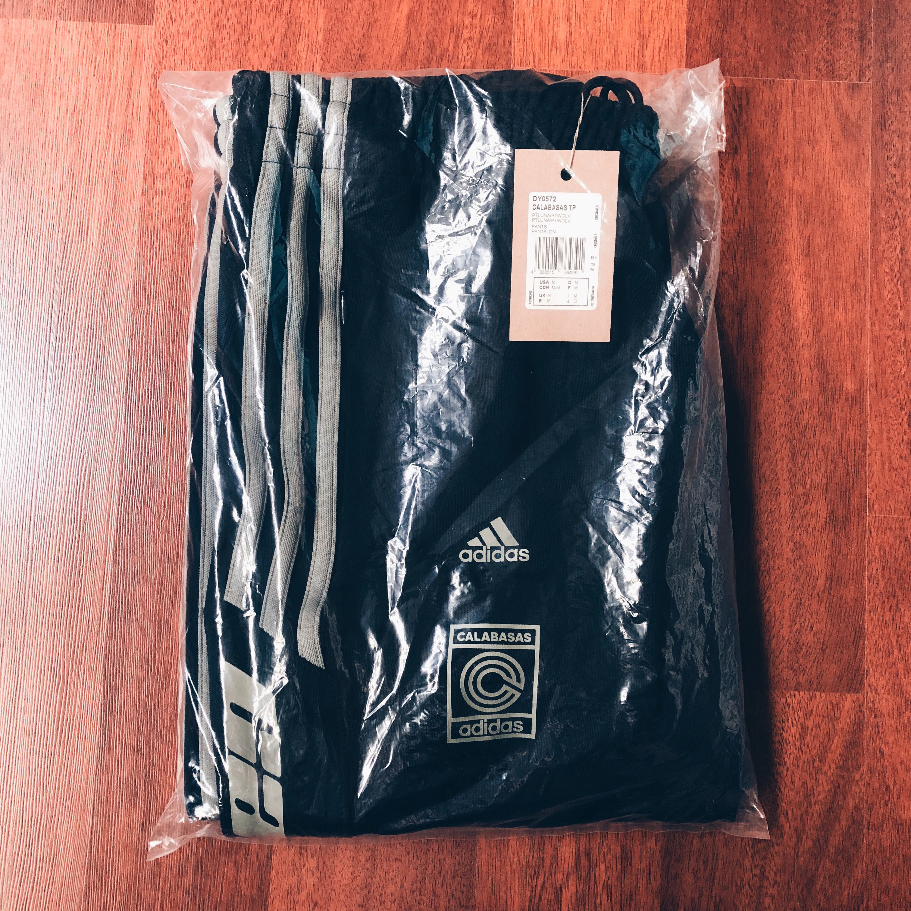 calabasas track pants blue